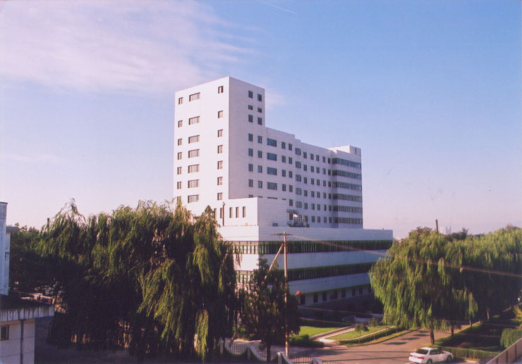 90年代的医院楼体建设全景