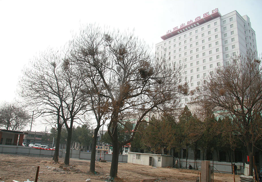2008年刚刚竣工的门诊大楼
